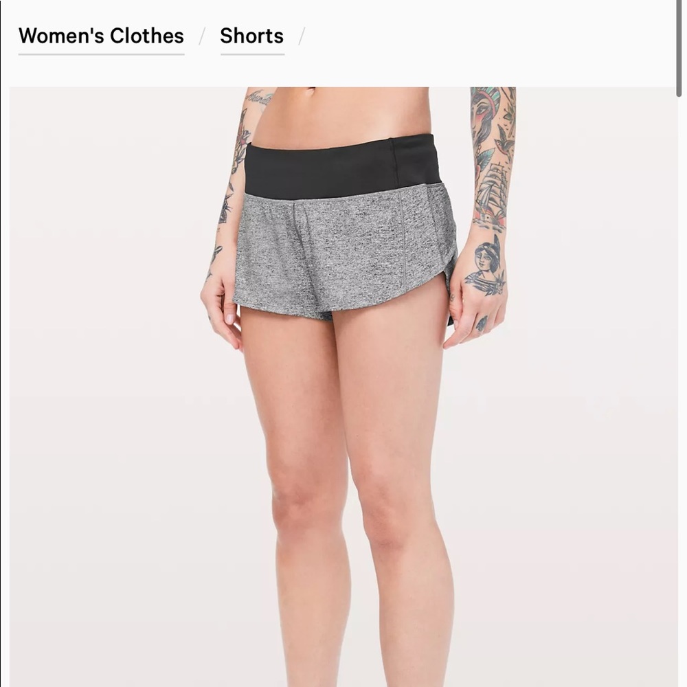 Lululemon speed up shorts